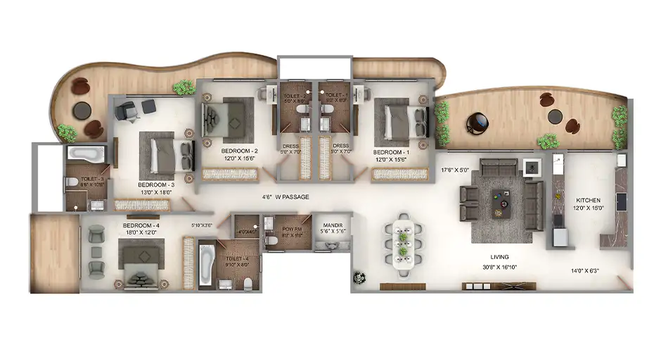 Mohan Prestige Kalyan Floor Plan